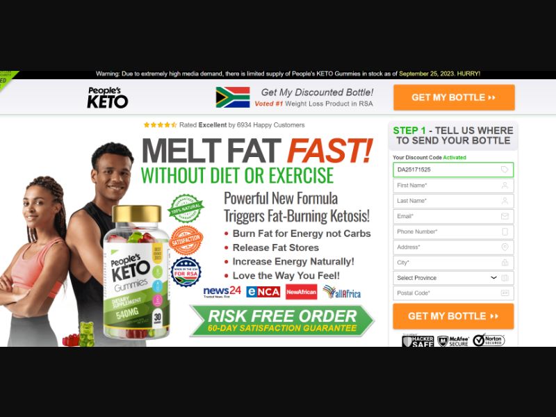 [WEB+MOB] Essential Keto Gummies /ZA CPS *FB Pixel* [Approval Required]