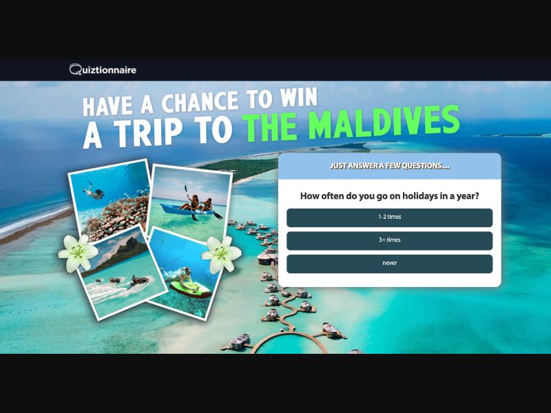 AU - Quiztionnaire - Maldives - (CPL)