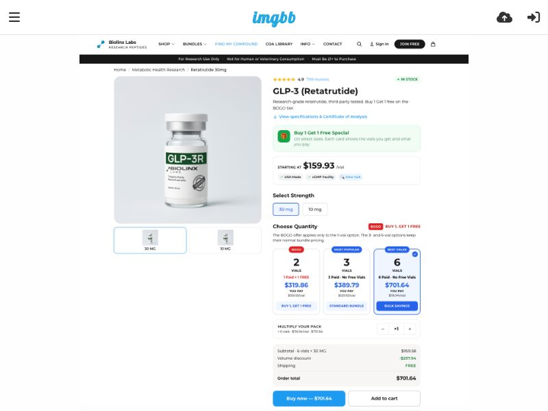 Retatrutide Peptide (CPA) 