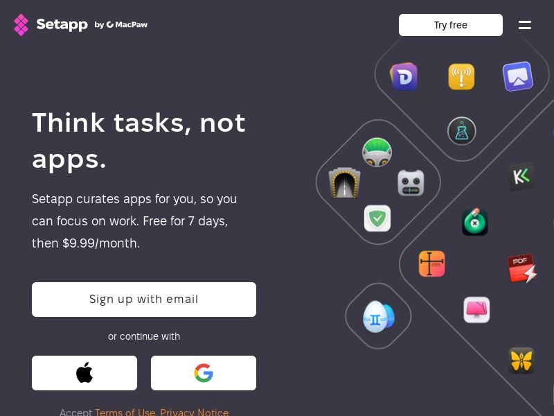 Setapp MacOS - Subscriptions - CPS (WW