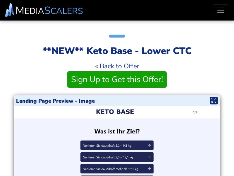 Keto Base - Lower CTC {+Quiz} (Event Tracking) [CH]