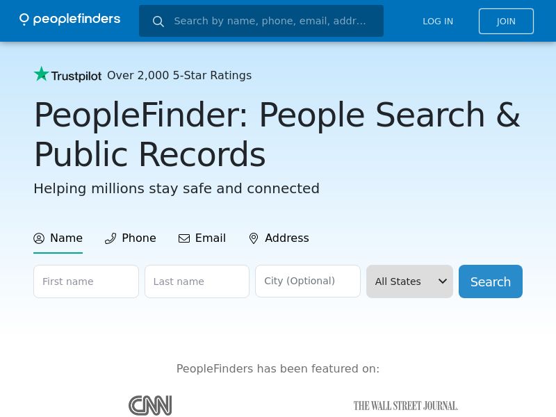People Finder - Name Search