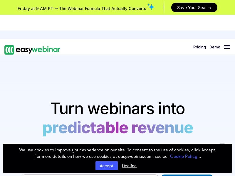 Easywebinar - RevShare | Int'l