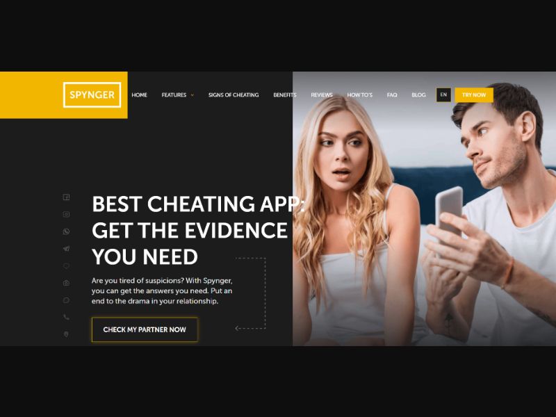 [WEB+MOB] Spynger - Cheating App /(International 28 GEOs) CPS