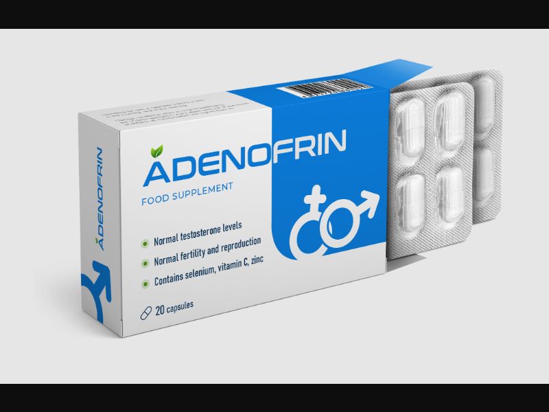 Adenofrin - capsules for potency | 59 EUR