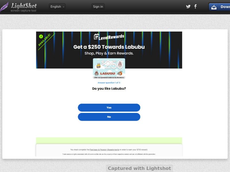 Rewards US - Labubu $250 - CPL | US UK AU CA