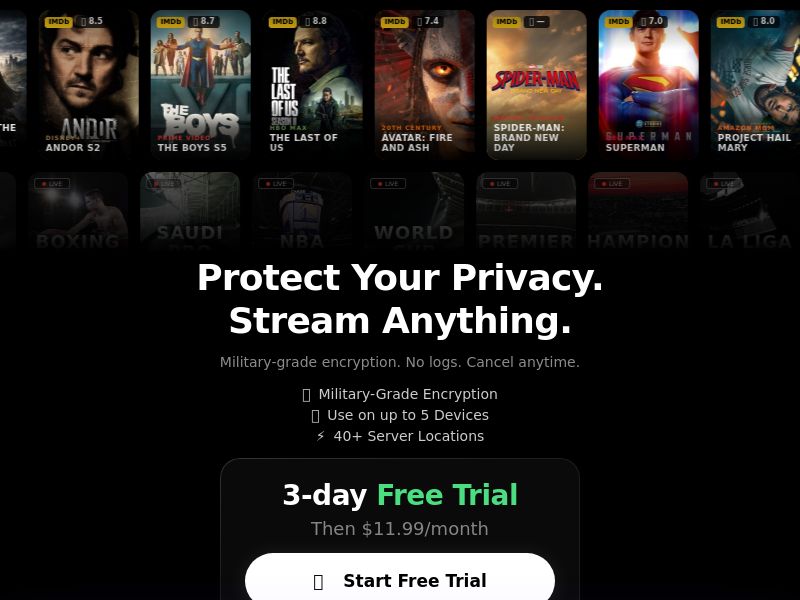 FlickVPN CPT US UK SA IL AU DE FR iOS