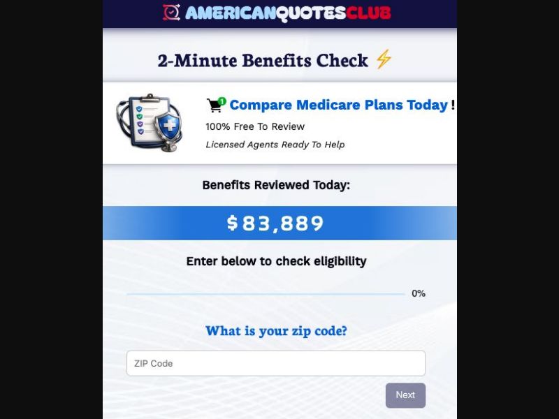 38471 - US - [MOB] - AmericanQuotesClub - Compare Medicare Plans - CPL SOI