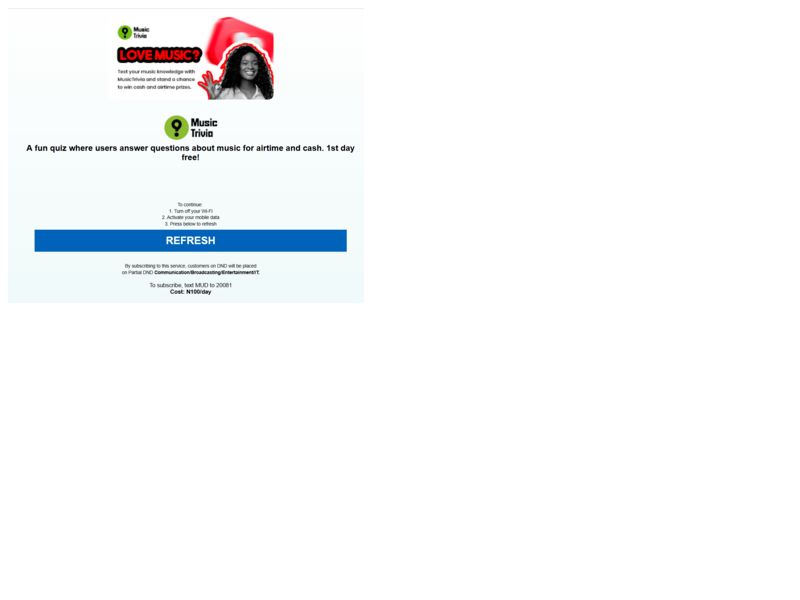 Music Trivia Airtel