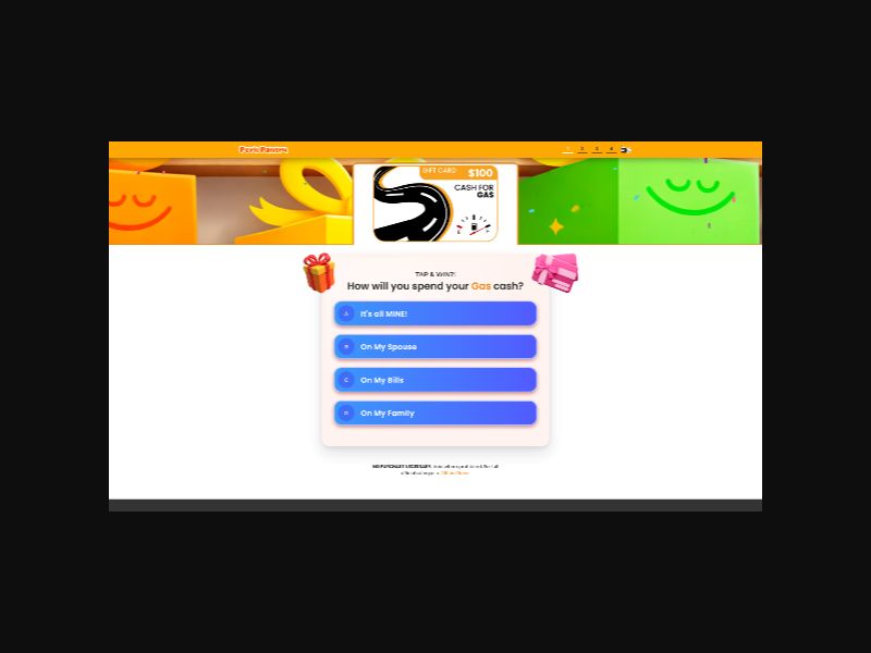 PerkPantry - $100 Gas Gift Card - CPA (US)