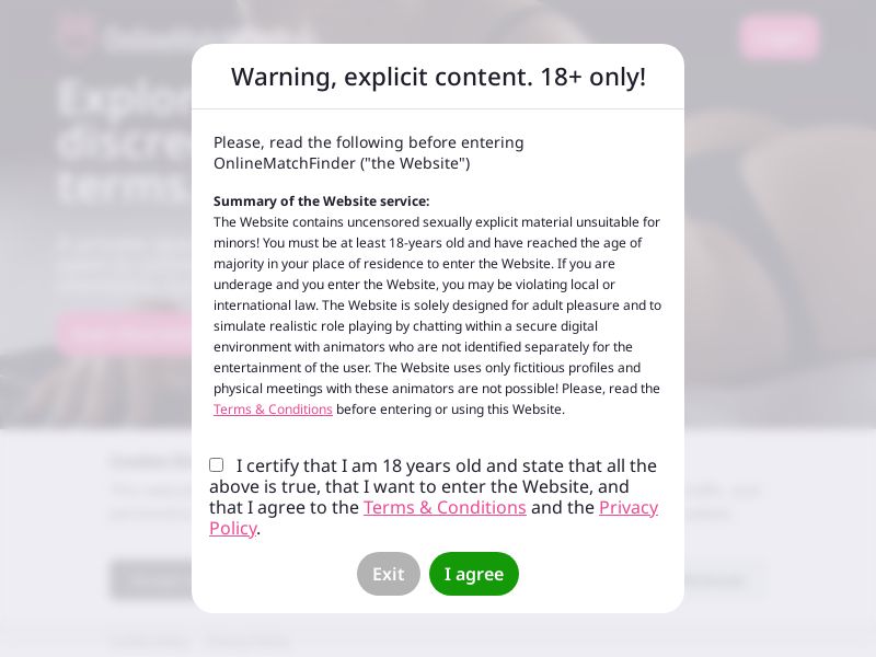 OnlineMatchFinder - AU - DOI WEB