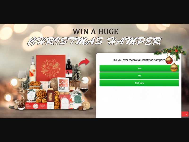 UK - Quiztionnaire - Christmas hamper (Christmas) - (CPL)