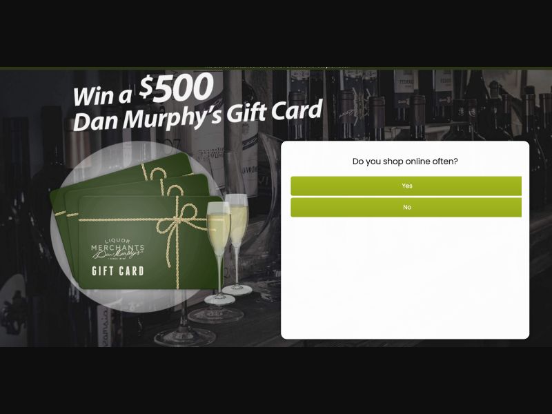 AU - Quiztionnaire - DanMurphys Giftcard - (CPL)