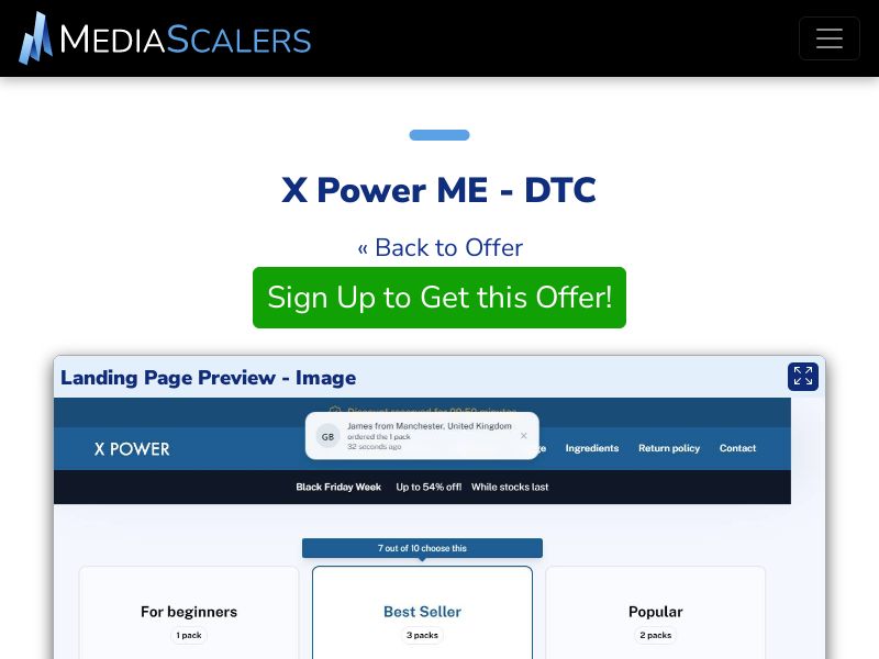X Power ME - DTC (Event Tracking) [UK]