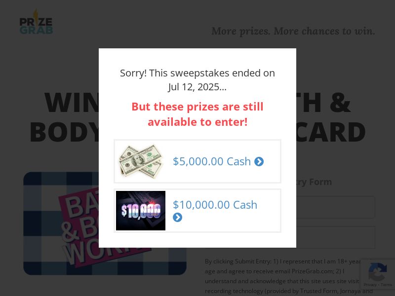 PrizeGrab - $300 Bath & Body_CPL DOI_US