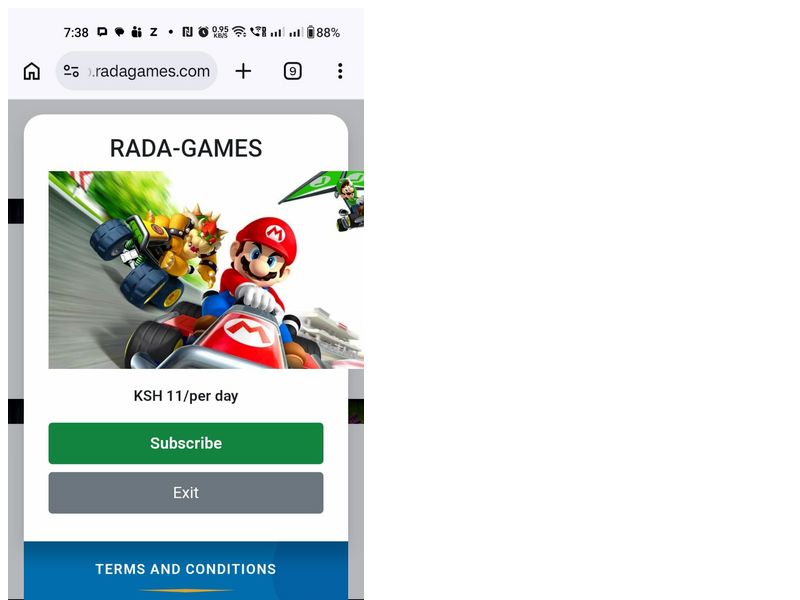 Rada Games Safaricom