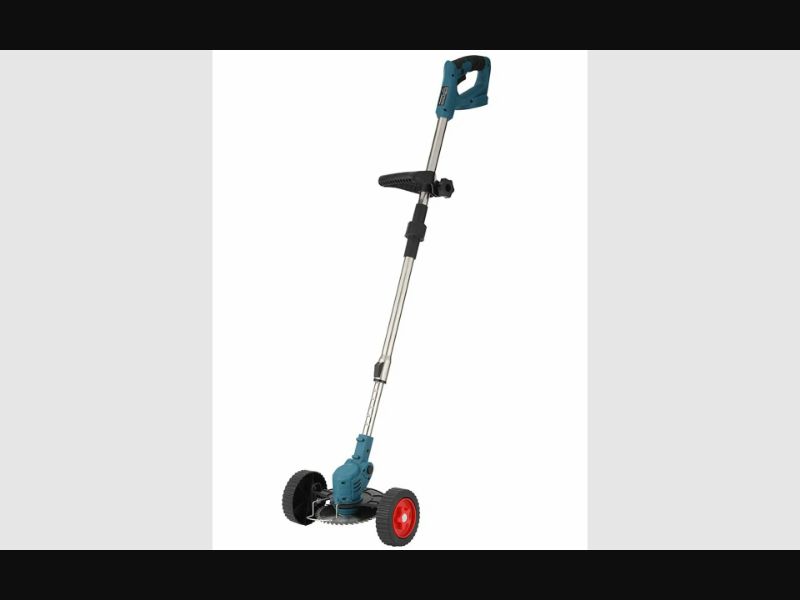 Garden trimmer with a wheel base