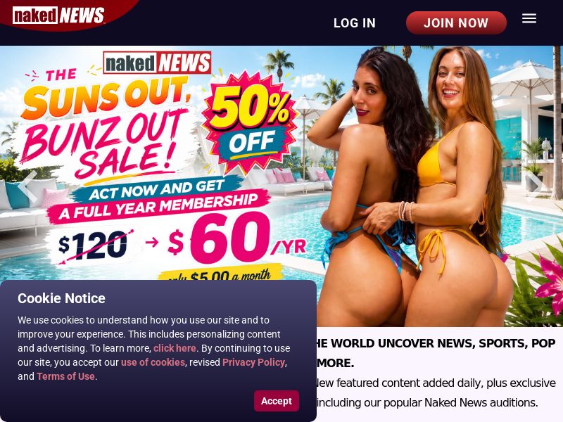 NakedNews - Revshare Lifetime