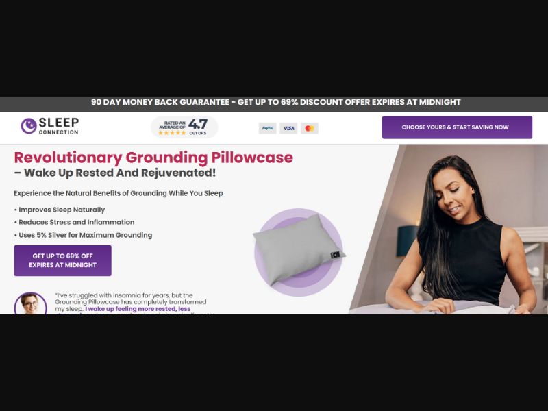 [WEB+MOB] Sleep Connection Pillowcase - CTC $99.00 /US CPS *FB Pixel*