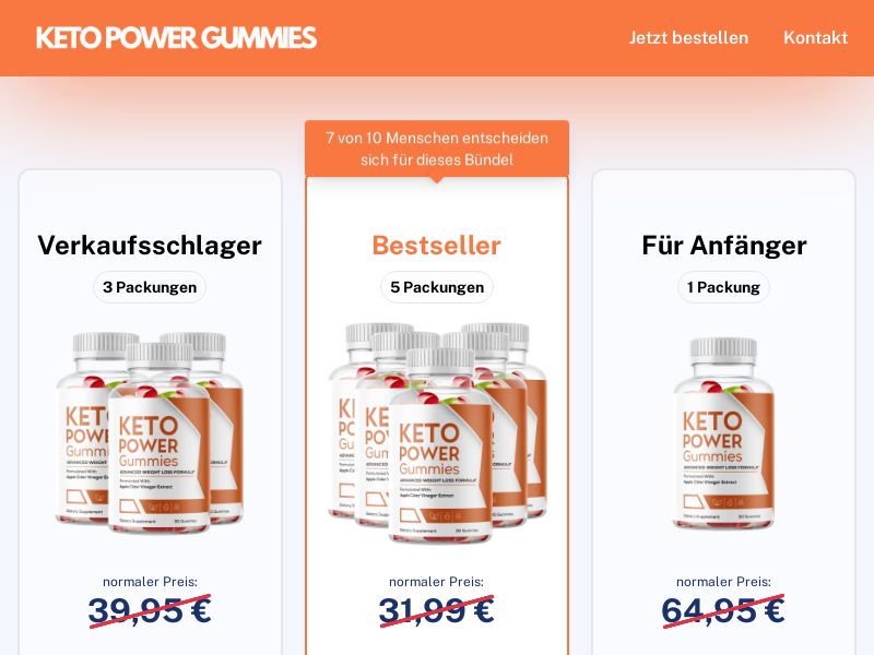 ! NEW OFFER - Keto Power Gummies - DTC [DE,AT] (Social,Banner,Native,Push,SEO,Search,Brand Bidding) - CPA