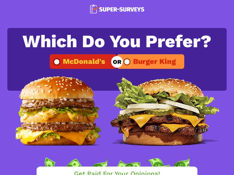Super Surveys - McD Vs BK - CPA - US