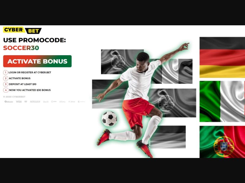 Cyber.Bet football (Facebook) [MY] - Registration + Deposit