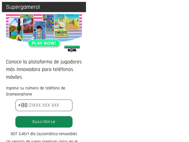 SuperGameRoll Grameenphone