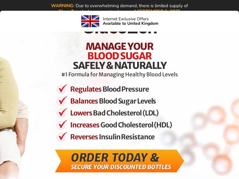 ! NEW OFFER - GlucoZen Blood Sugar - DTC [UK] (Social,Banner,Native,Push,SEO,Search,Brand Bidding) - CPA