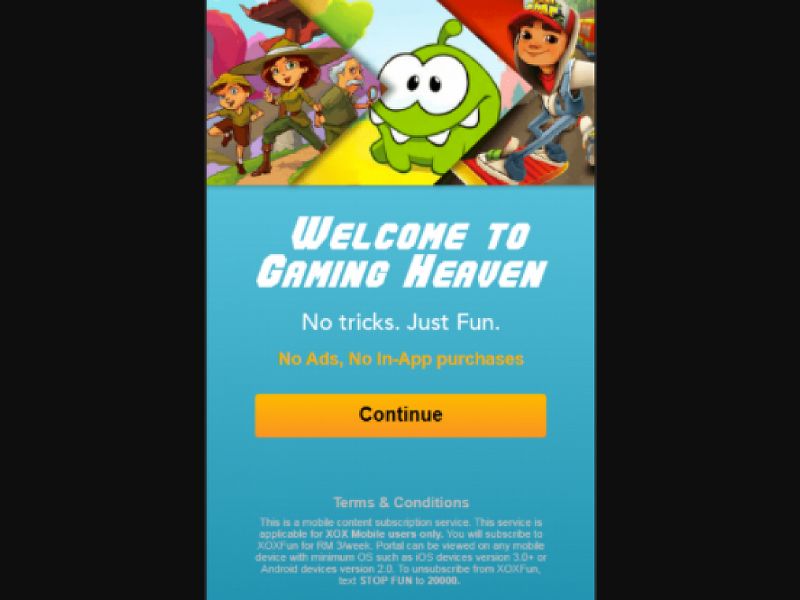 [MOB] Gaming Heaven /MY [XOX] - 2 Click