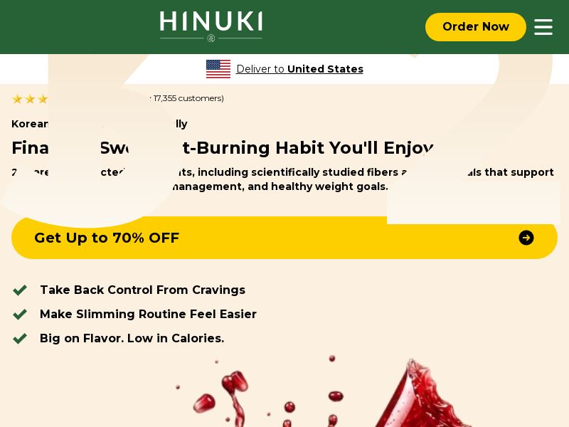 SS - Hinuki - Lean Habit Jelly Sticks - Diet - US