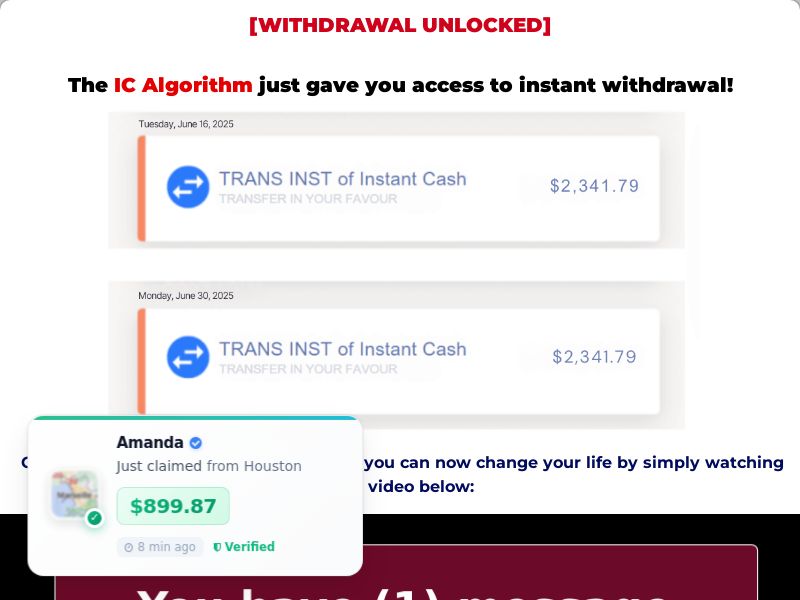  IC Algorithm - CPA - CTC $19.99 - [US,CA,UK,AU,NZ]