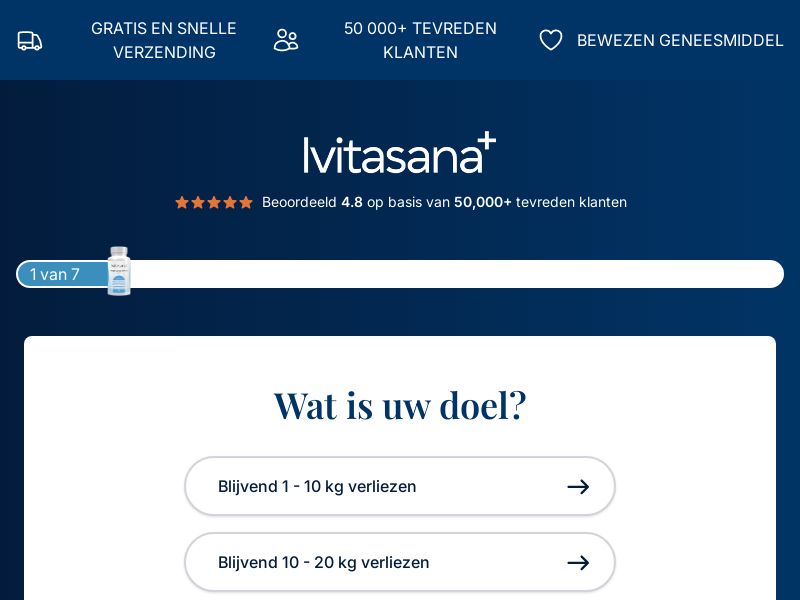 ! NEW OFFER - Ivitasana Diet High CTC - DTC [NL,BE] (Banner,Native,Social,Search,SEO,PPC,Push,Brand Bidding,Shopping) - CPA