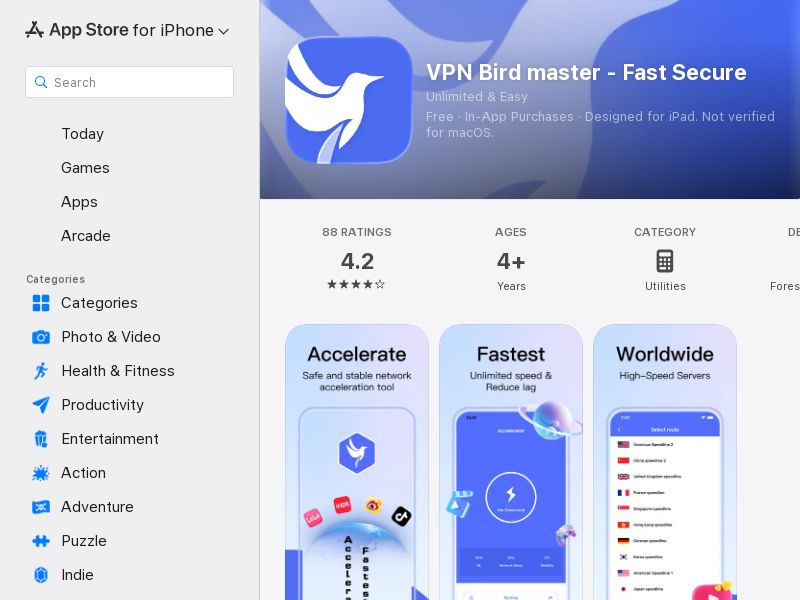 VPNBird CPI [US] iOS