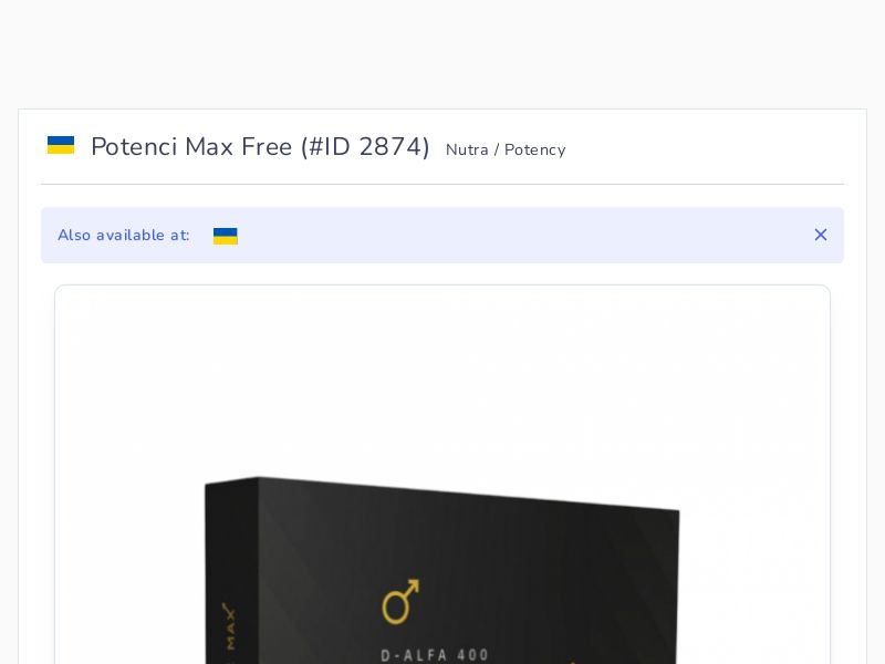 Potenci Max Free