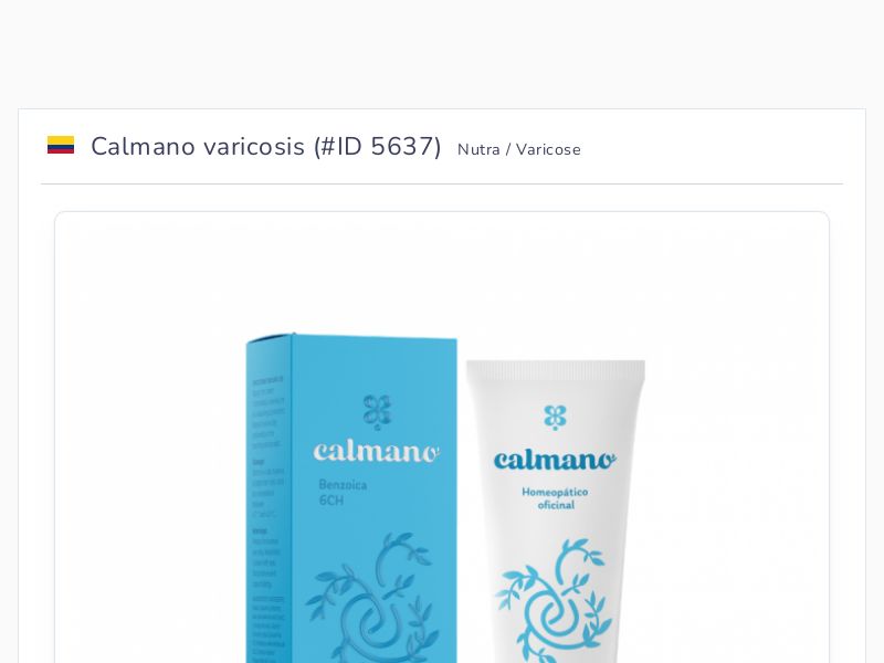 Calmano varicosis