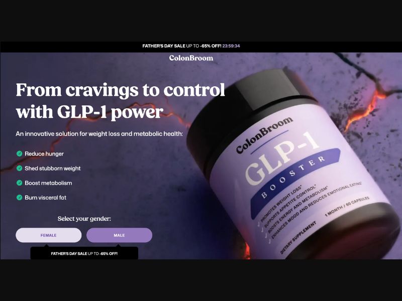 [WEB+MOB] ColonBroom GLP1 - CTC $29.99 /US/CA/UK CPS