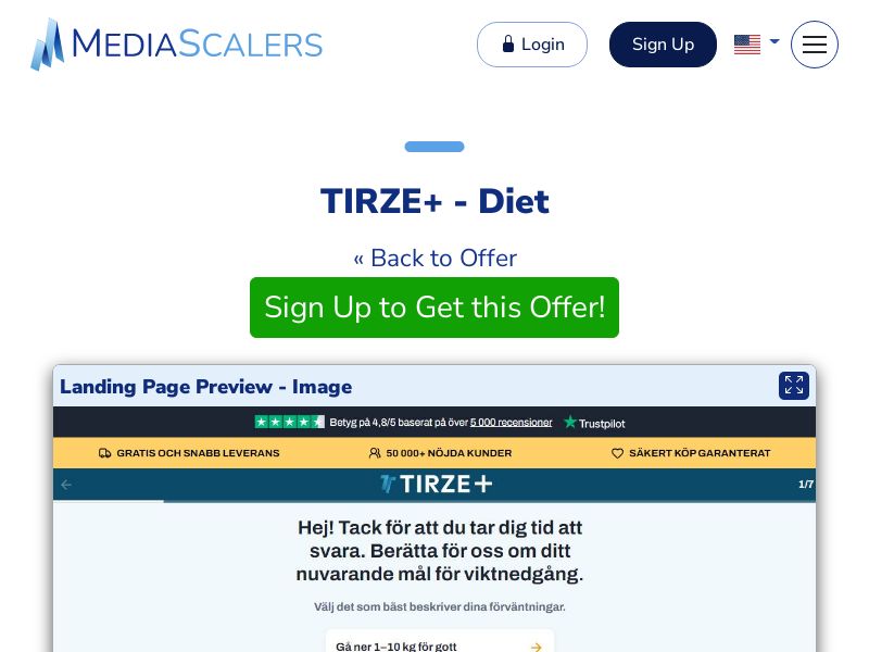 TIRZE+ - Diet {+DTC} [SE]