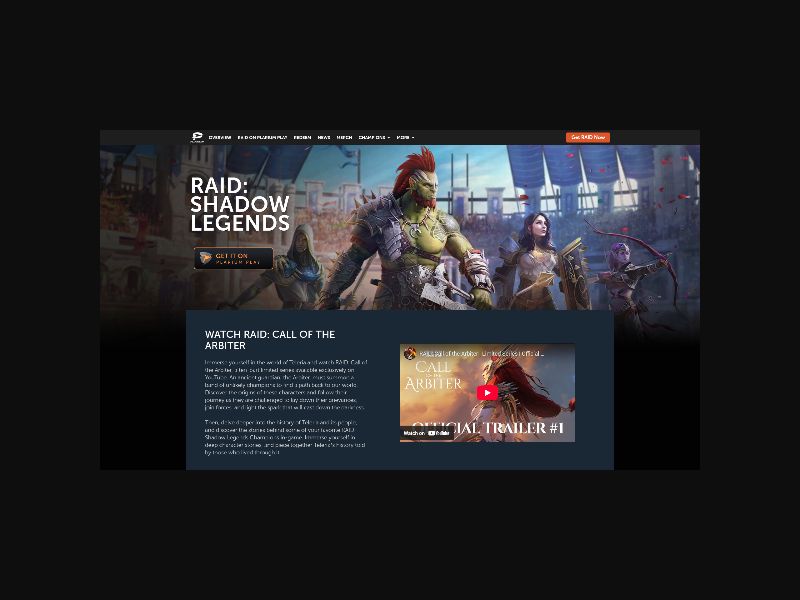 Raid Shadow Legends - Social Only - CPS (US,DE,UK + more)