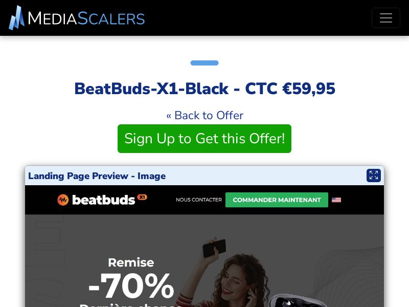 BeatBuds-X1-Black - CTC €59,95 {+DTC, Alt-Landers} (Event Tracking) [FR]