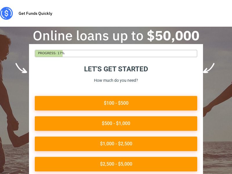 GetFundsQuickly - Loans up to $50k - RevShare (US)