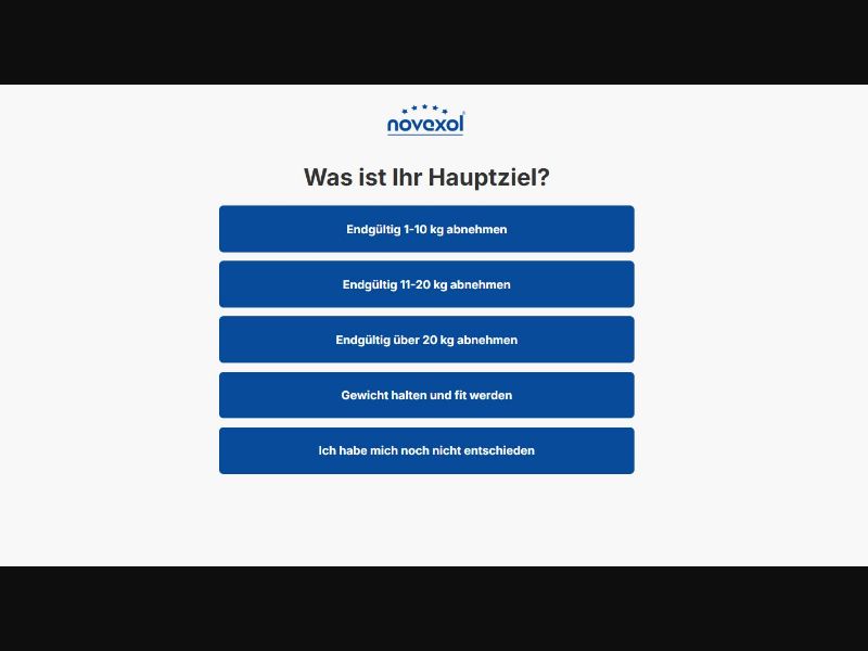 35033_DE AT CH Novexol Diet Quiz SS Exclusive
