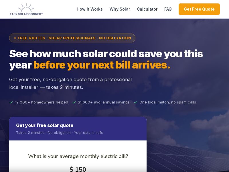Easy Solar Connect Revshare [DIRECT]