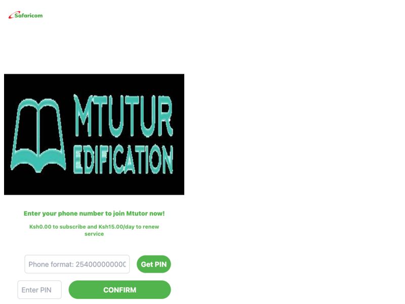 MTutur Mfilter Safaricom