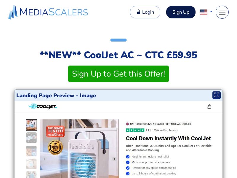 CoolJet AC ~ CTC £59.95 {+Alt-Landers} (Event Tracking) [UK]
