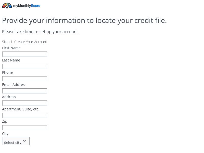 MyMonthlyScore.com - $1 Trial - CPS (US)