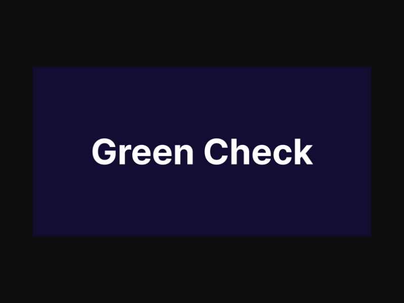 Green Check BG