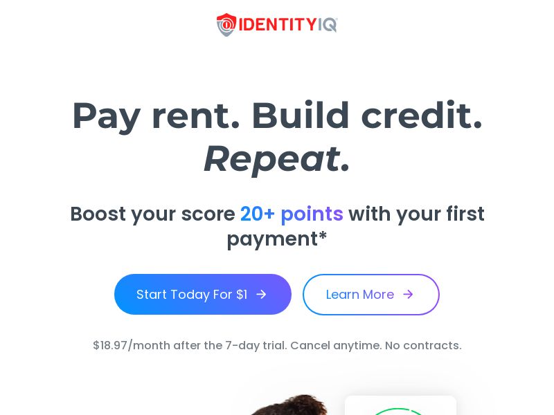 IdentityIQ -Rent&Utility - $1 7 day trial, $18.97/mo