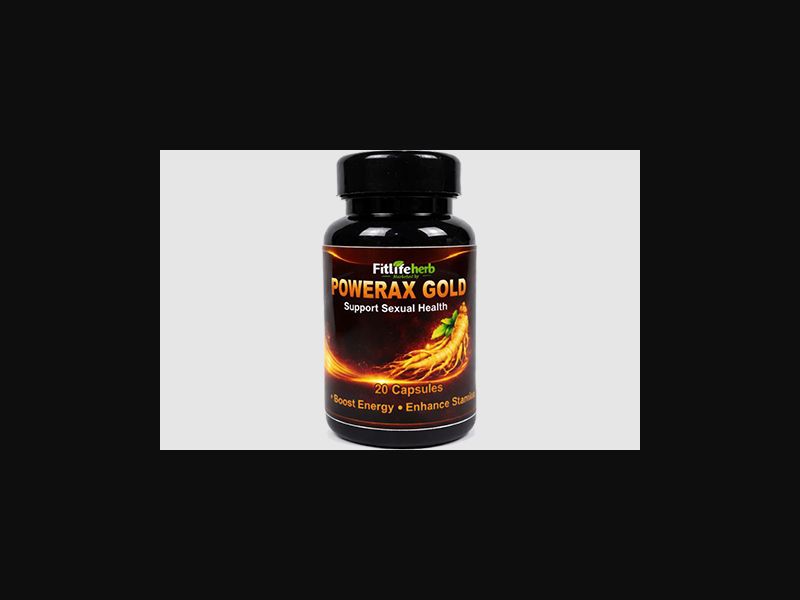 Powerax Gold - a remedy for potency and penis enlargement