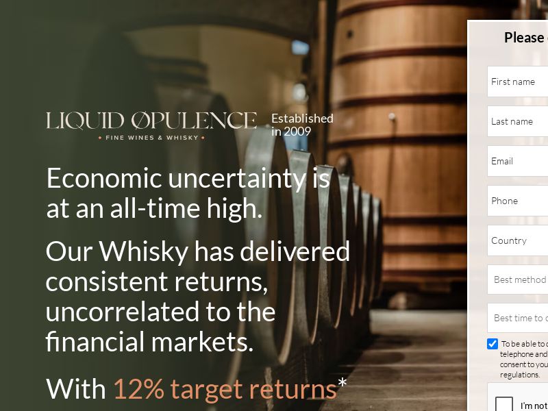 Liquid Opulence - Whisky Investment CPL [UK]