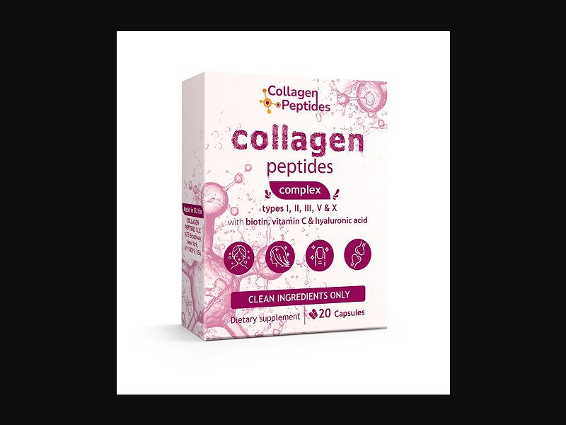 Collagen Peptides - capsules for joints and rejuvenation